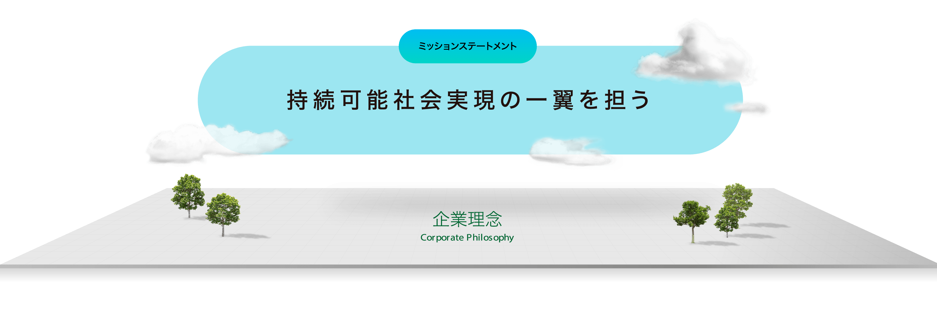 持続可能社会実現の一翼を担う