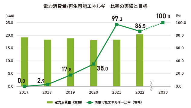 RE100 by 2030